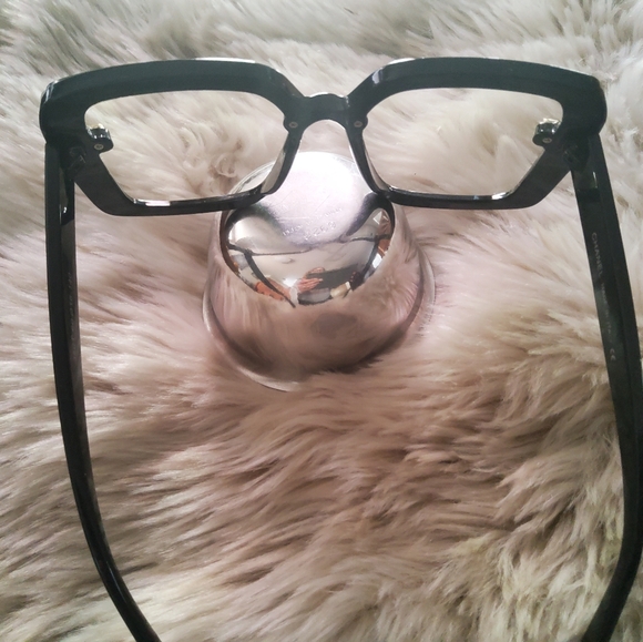 Authentic Chanel Blue Square Glasses EUC - Picture 11 of 12